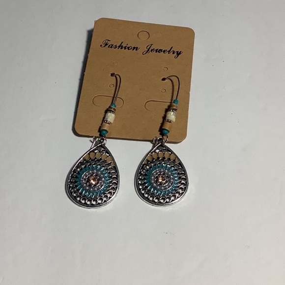 Bohemian Vintage Dangle Drop Earrings Women’s Fishnet Hook - Picture 3 of 6